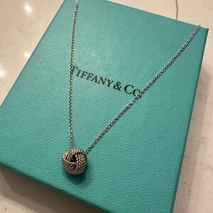 Tiffany & Co. Silver Knot Necklace